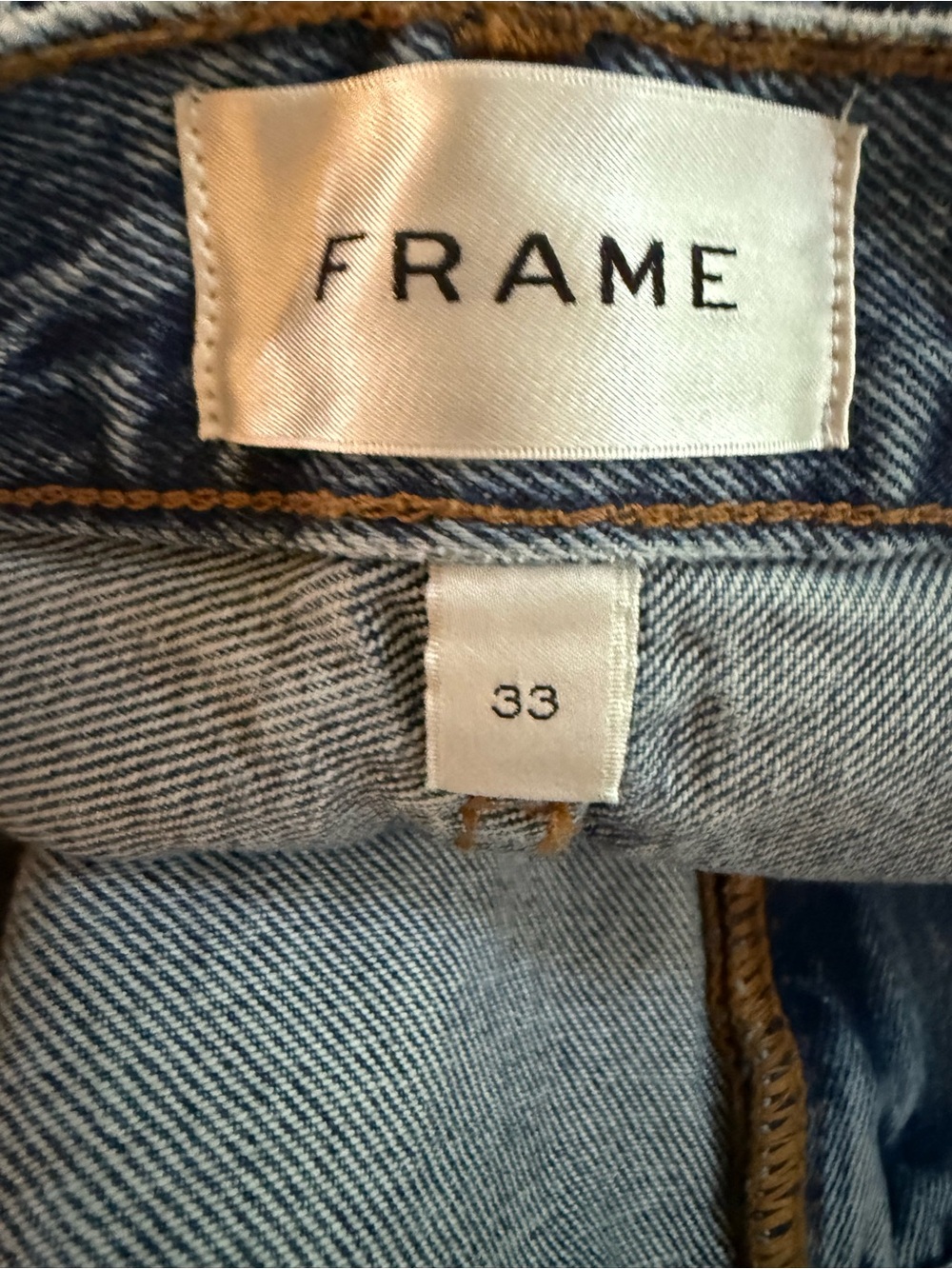 NWT Frame The Bubble High-Rise Crop Barrel-Leg Jeans, Size 33 - Picture 7 of 11